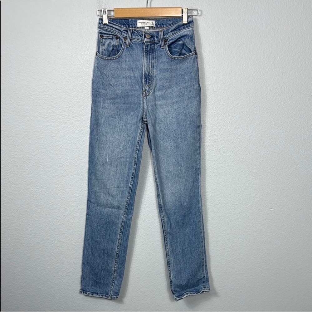 Abercrombie & Fitch Light Blue Straight Leg Jeans